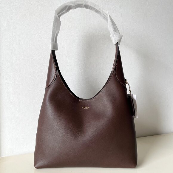 Coach Brooklyn 39 Shoulder Bag in Dark Stone